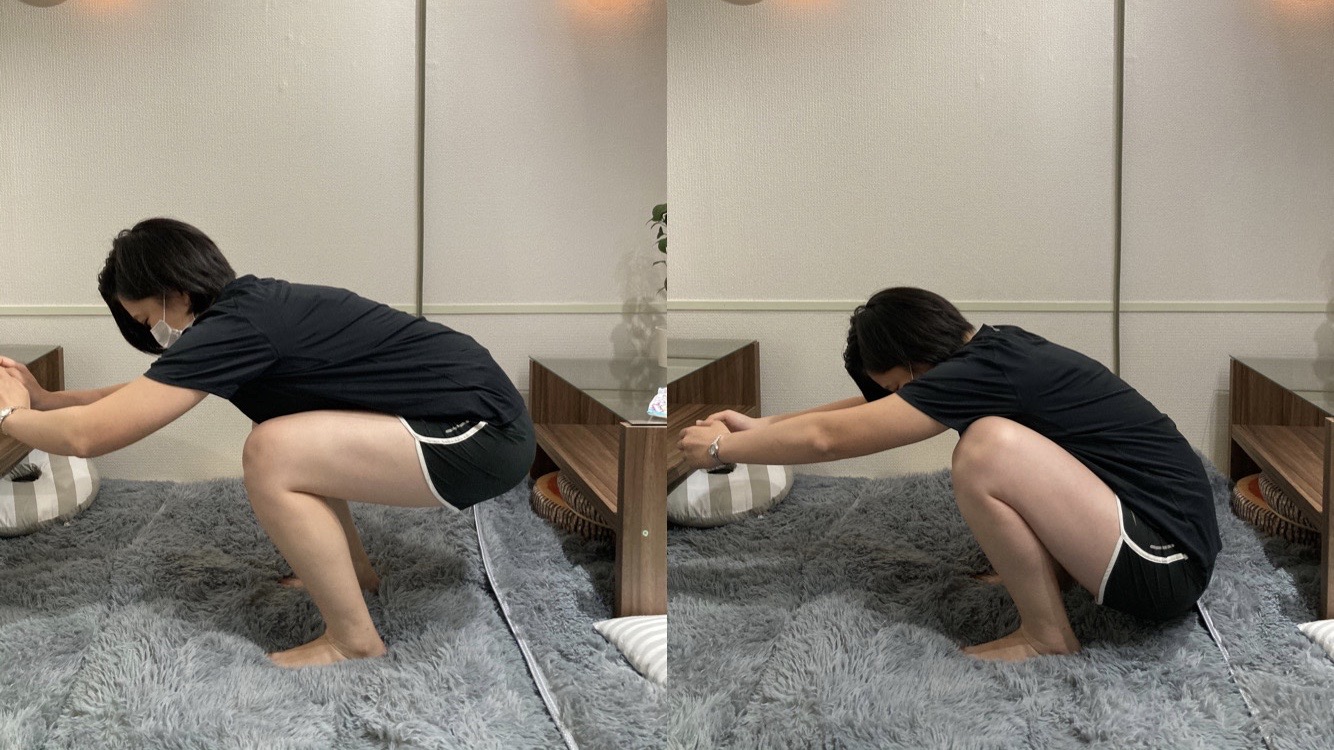 しゃがめる様になる