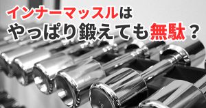 インナーマッスルの誤解「正しくトレーニングする方法は？」#304